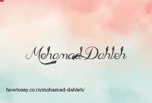 Mohamad Dahleh