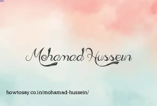 Mohamad Hussein
