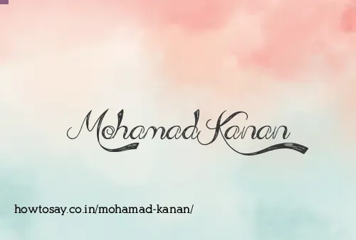 Mohamad Kanan