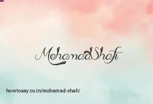 Mohamad Shafi