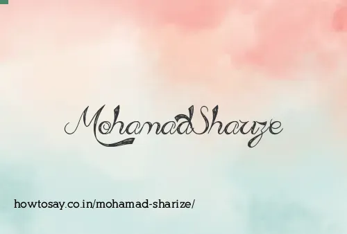 Mohamad Sharize