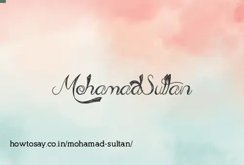 Mohamad Sultan
