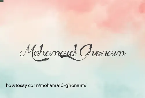 Mohamaid Ghonaim