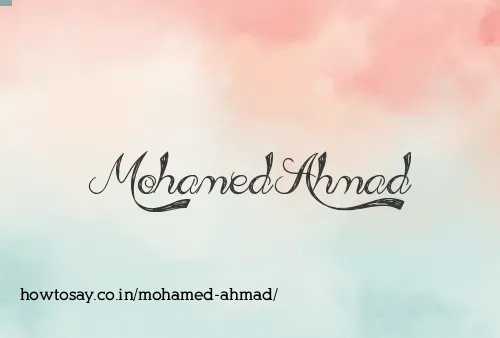 Mohamed Ahmad