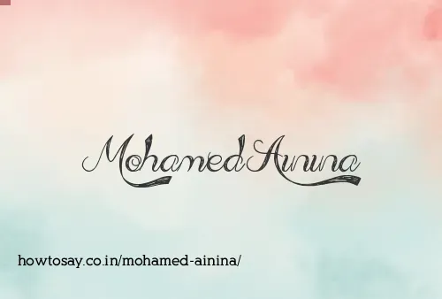 Mohamed Ainina