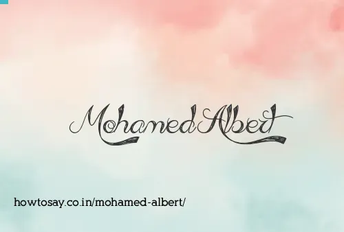 Mohamed Albert