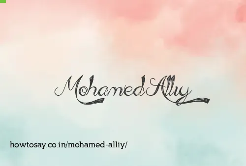 Mohamed Alliy