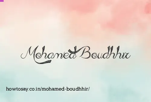 Mohamed Boudhhir