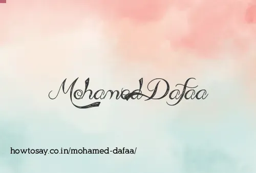 Mohamed Dafaa