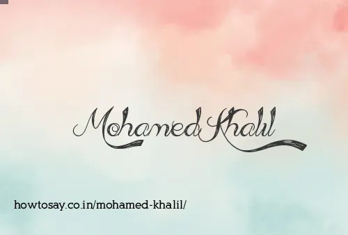 Mohamed Khalil