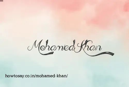 Mohamed Khan
