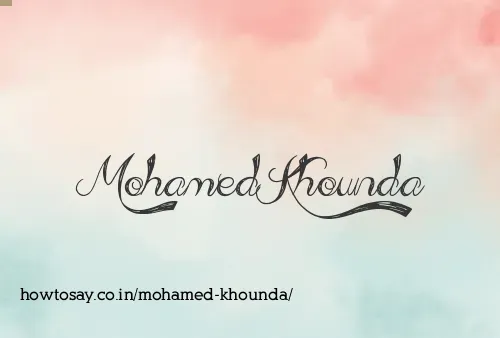 Mohamed Khounda