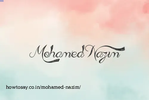 Mohamed Nazim