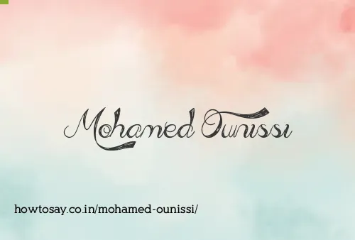 Mohamed Ounissi