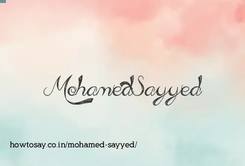Mohamed Sayyed