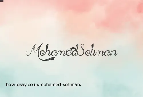 Mohamed Soliman