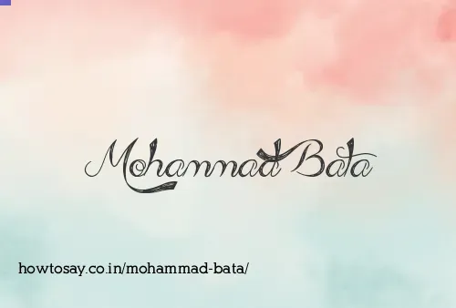 Mohammad Bata