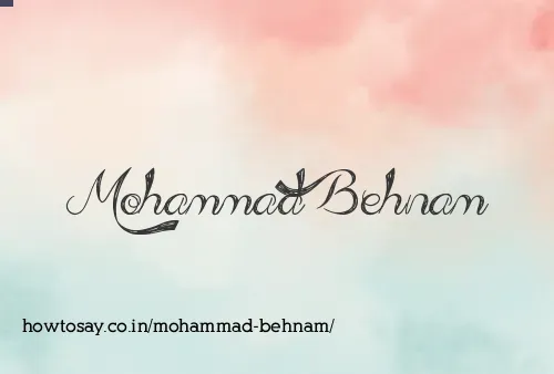 Mohammad Behnam