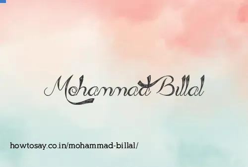 Mohammad Billal