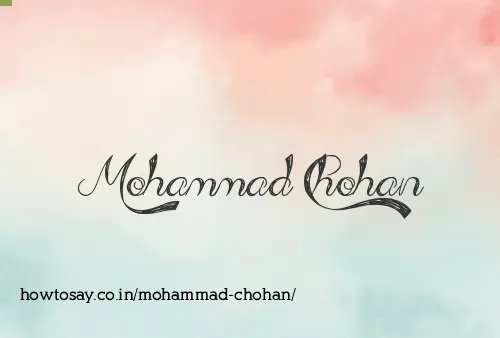 Mohammad Chohan