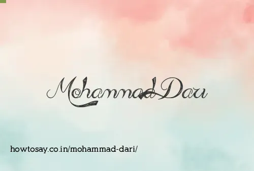 Mohammad Dari