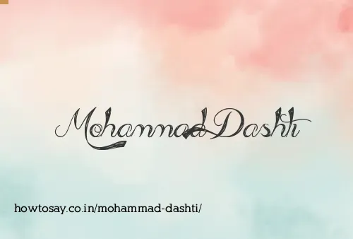 Mohammad Dashti