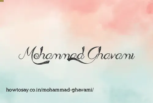 Mohammad Ghavami