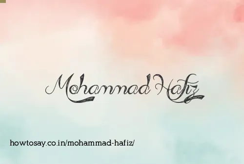 Mohammad Hafiz