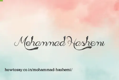 Mohammad Hashemi