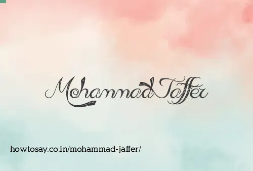 Mohammad Jaffer