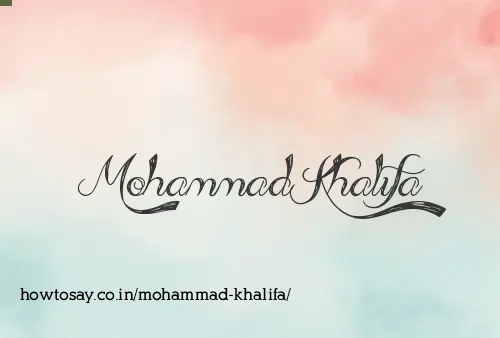 Mohammad Khalifa