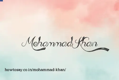 Mohammad Khan