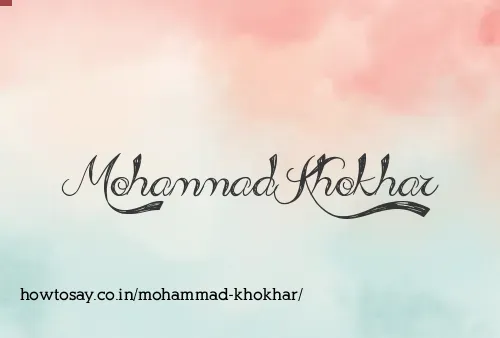 Mohammad Khokhar