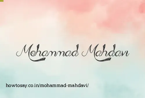 Mohammad Mahdavi