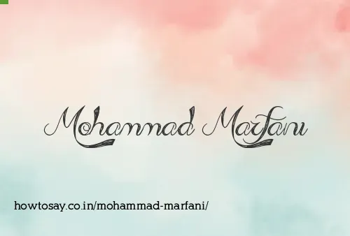 Mohammad Marfani