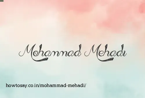 Mohammad Mehadi