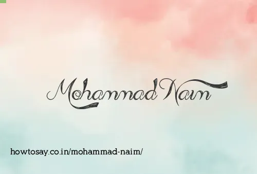Mohammad Naim