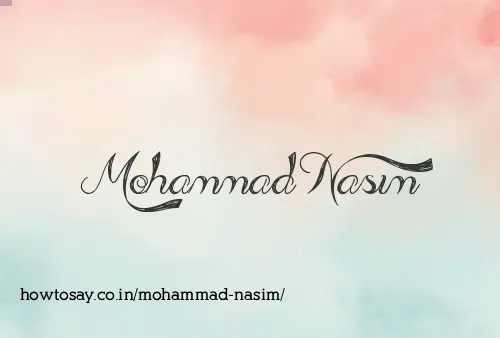 Mohammad Nasim