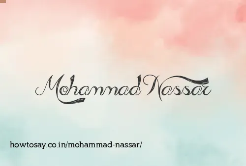 Mohammad Nassar