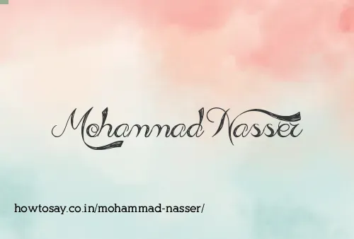 Mohammad Nasser