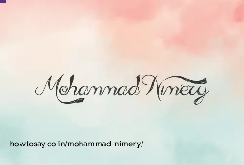 Mohammad Nimery