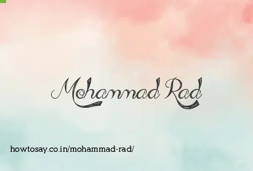 Mohammad Rad