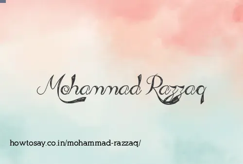 Mohammad Razzaq