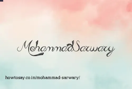 Mohammad Sarwary