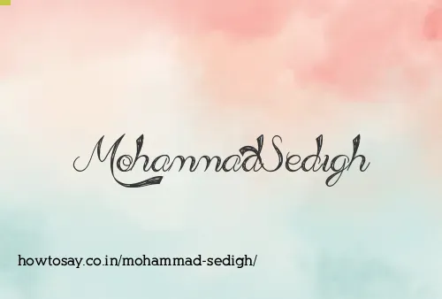Mohammad Sedigh
