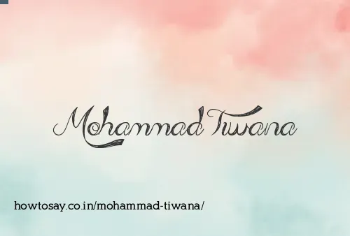 Mohammad Tiwana