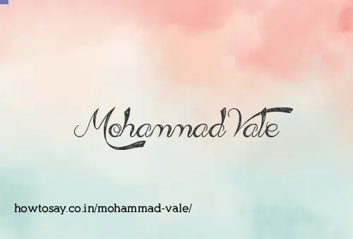 Mohammad Vale