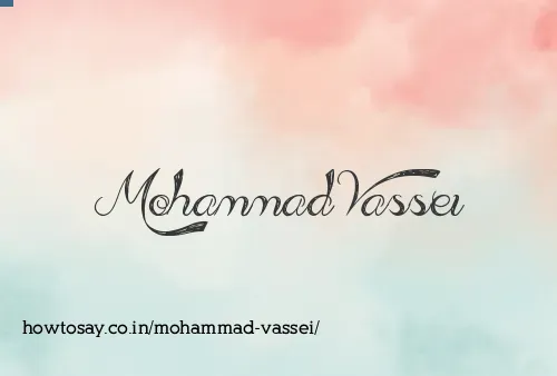 Mohammad Vassei