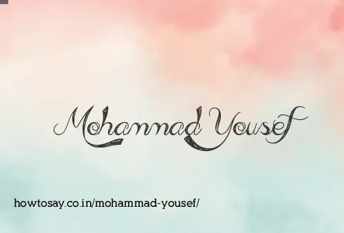 Mohammad Yousef