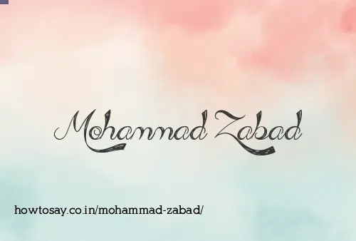 Mohammad Zabad